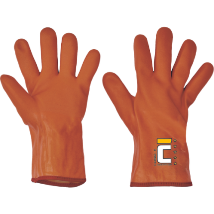 FLAMINGO gloves winter dipp. in PVC -