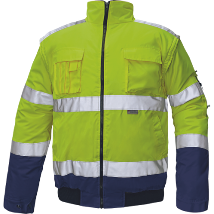 03010071 CLOVELLY PILOT jacket yellow navy 6077 NIK designuj 2021.tif