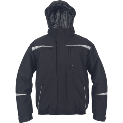 EMERTON STR winter pilot jacket black
