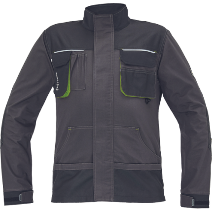 GREENDALE jacket anthracite/lime