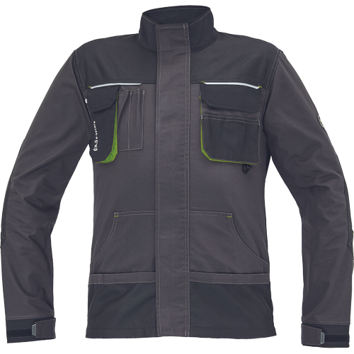 GREENDALE jacket anthracite/lime