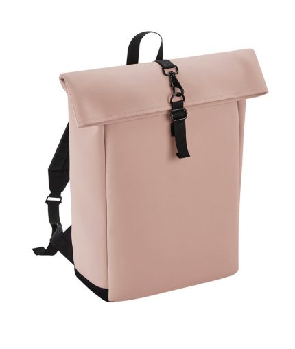 Matte PU Rolltop Backpack