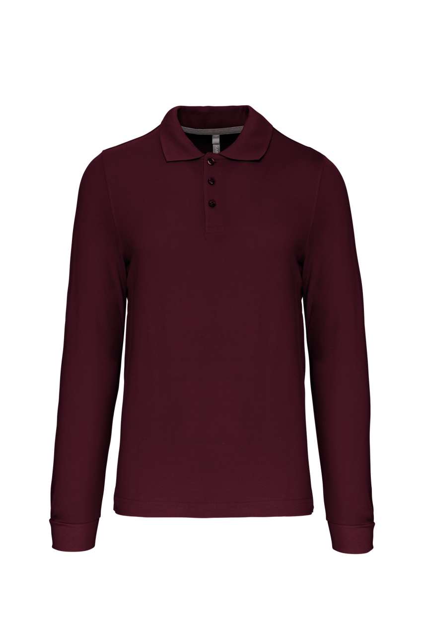 KA243 MEN'S LONG-SLEEVED POLO SHIRT