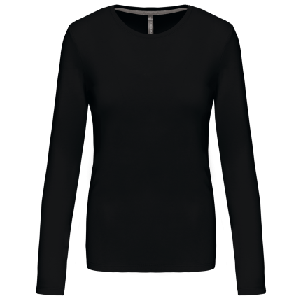 KA383 LADIES' LONG-SLEEVED CREW NECK T-SHIRT
