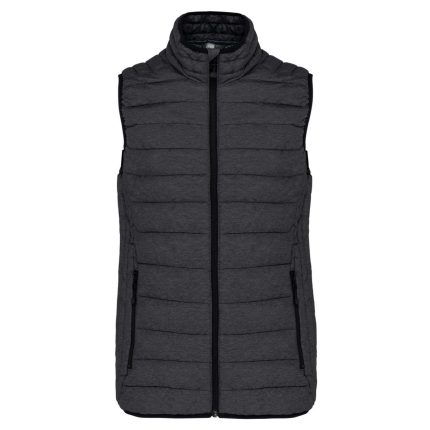 KA6114 LADIES' LIGHTWEIGHT SLEEVELESS FAKE DOWN JACKET