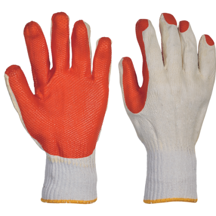 REDWING gloves coated with latex -