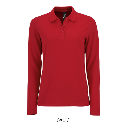 SO02083 SOL'S PERFECT LSL WOMEN - LONG-SLEEVE PIQUÉ POLO SHIRT