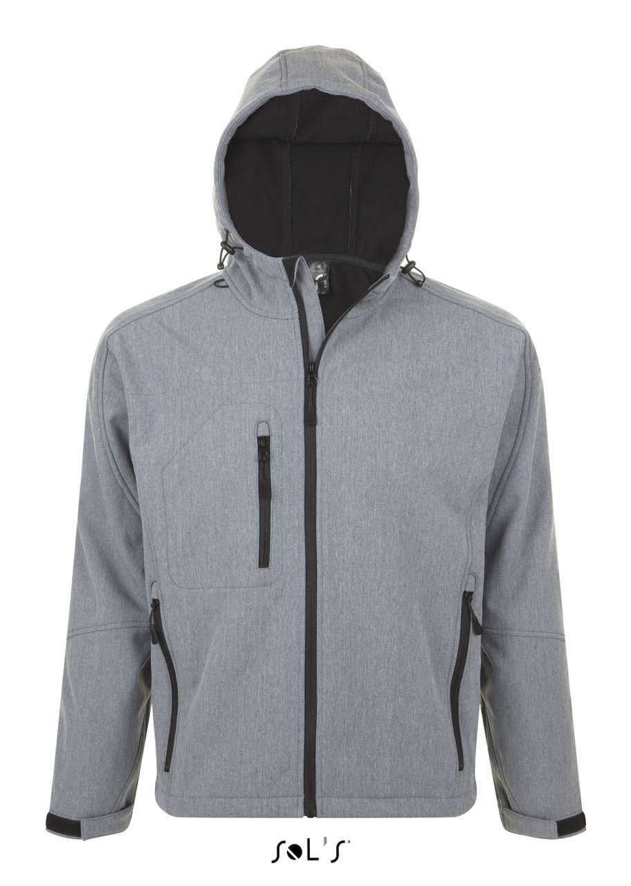 SO46602 SOL'S REPLAY MEN - HOODED SOFTSHELL