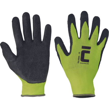 PALAWAN gloves nylon latex palm -