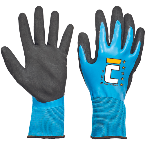 TETRAX   gloves nylon latex -