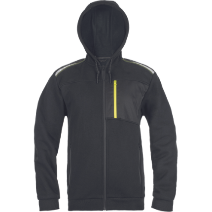 03060160 EMERTON STR hoodie black yellow DSC 3032.tif