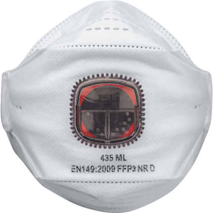 JSP SpringFit FFP3 435ML respir+valve