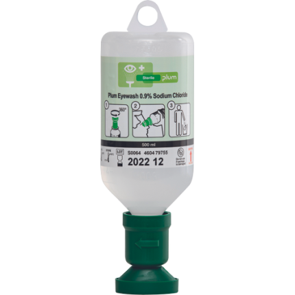 PLUM 4604 Eyewash 500ml 0,9% NaCl