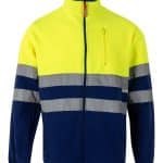 Two tone fleece jacket