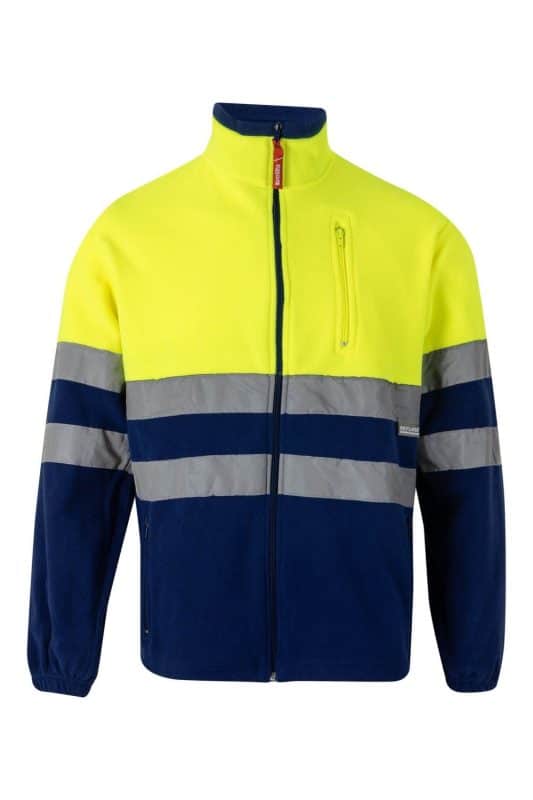 Two tone fleece jacket