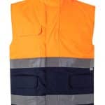 Two tone padded vest