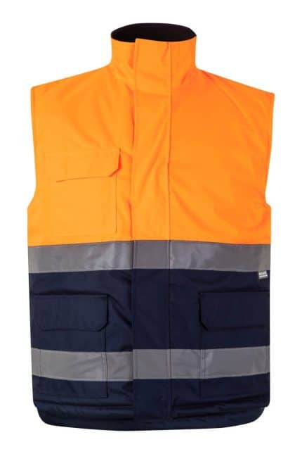 Two tone padded vest