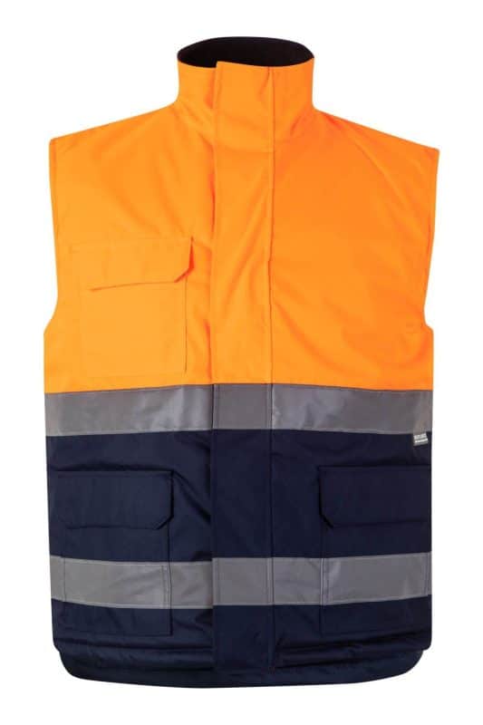 Two tone padded vest