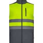 Two tone soft shell vest