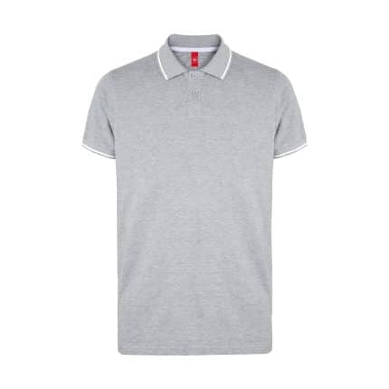 Grey Melange/White