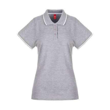 Grey Melange/White